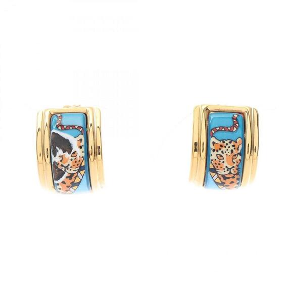 HERMES Blue Earrings - Picture 1 of 7